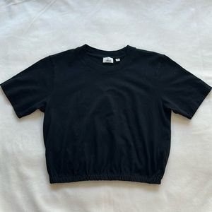 Aritzia Black Crop Top